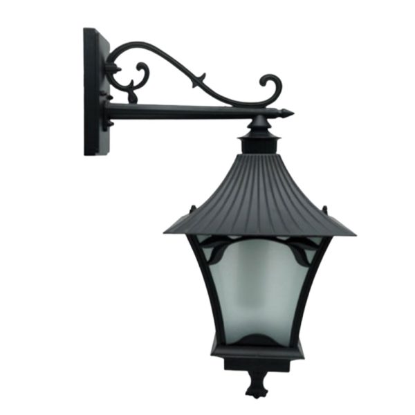 SUPERSCAPE aluminium die cast black finish exterior Wall Light traditional E27 SK5584