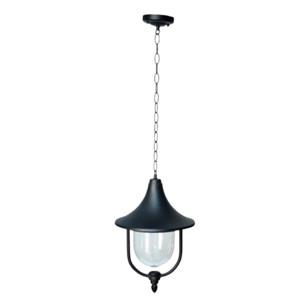 SUPERSCAPE aluminium die cast black finish outdoor and indoor hanging light SK5595