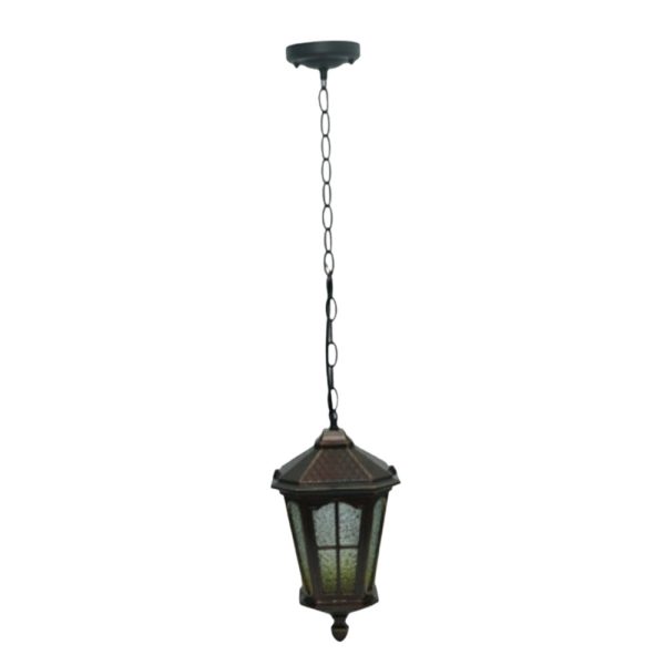 SUPERSCAPE aluminium die cast coffee brown  finish outdoor and indoor hanging light SK5601