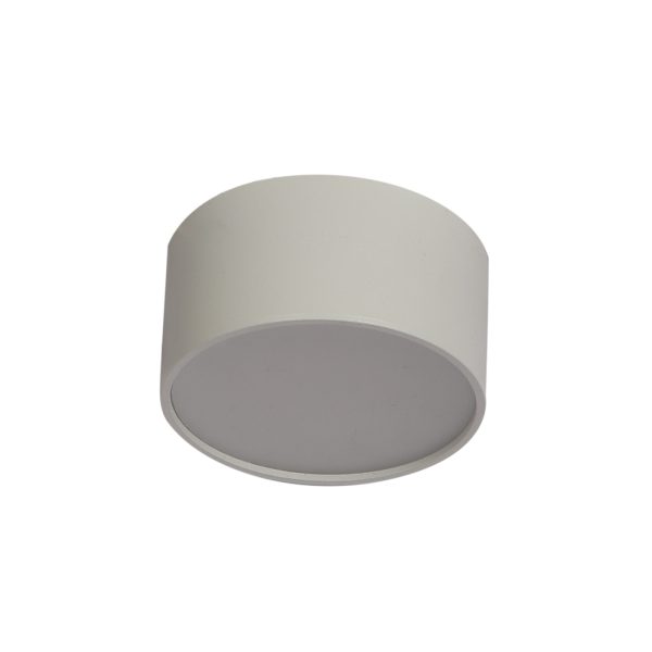 LEARC colour changing 3 in 1, 12 watt LED drum ceiling light power coated white finish TR1708-3C