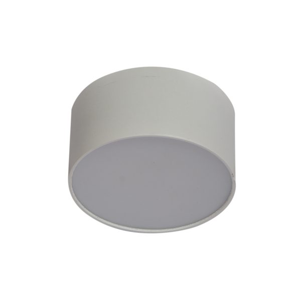 LEARC 18 watt LED drum ceiling light power coated white finish TR1709