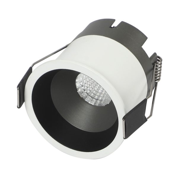 LEARC aluminium white black 12 Watt colour changing 3 in 1 LED down light with Bridgelux COB and high quality LED Driver TR1741-3C