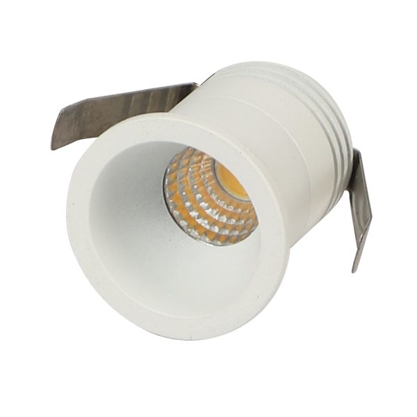 LEARC aluminium white finish sleek 40mm 5 watt LED down light with Bridgelux with high quality LED driver TR1763