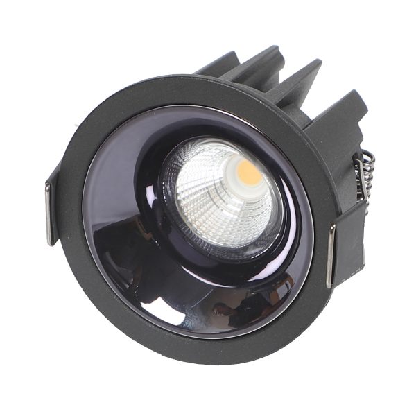LEARC aluminium black 7W Dimmable and Tunable LED down light with Bridgelux COB and high quality LED Driver TR1779-DT