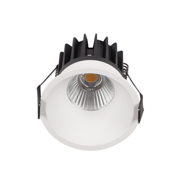 LEARC aluminium white 12 watt LED down light with Bridgelux COB and Philips LED driver TR1877
