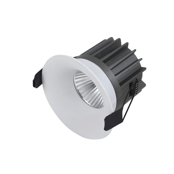 LEARC aluminium white 12 watt LED down light with Bridgelux COB and Philips LED driver TR1882