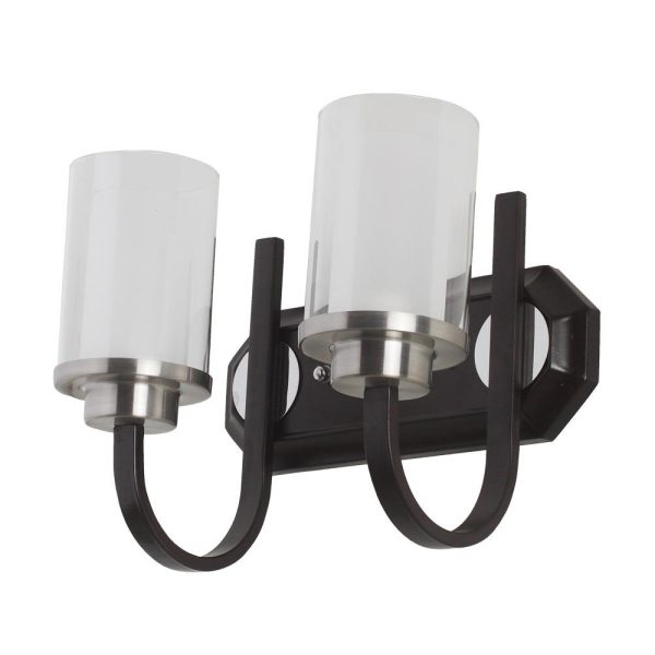 LEARC Designer Lighting Wrought Iron Rustic Finish Wall Light WL2075