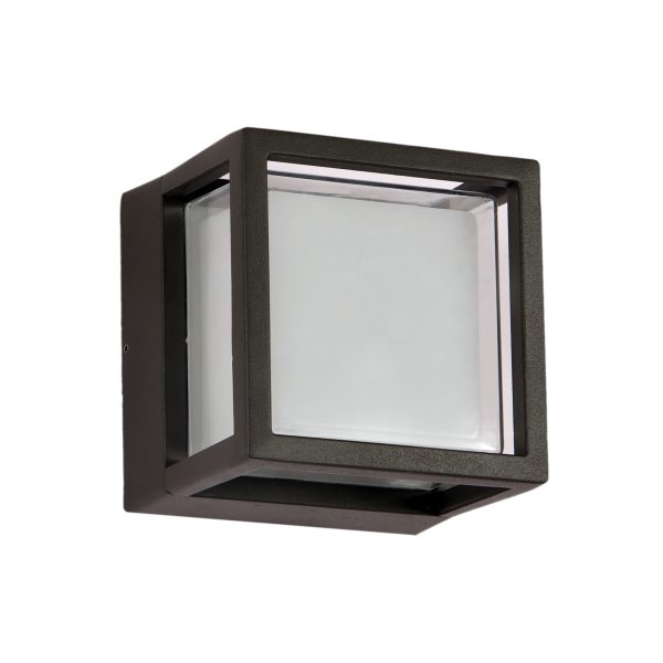 SUPERSCAPE Outdoor Lighting aluminium die cast 7 watt outdoor LED wall light grey with top quality LED and driver with yellow light WL2666