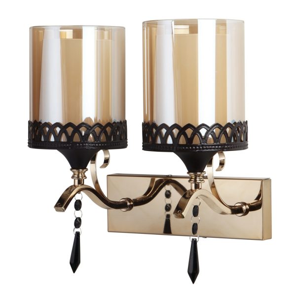 LEARC Designer Lighting Golden Finish Wall Light WL2680