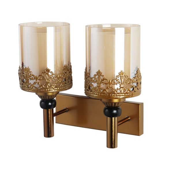 LEARC Designer Lighting Antique Brass Finish Wall Light WL2696