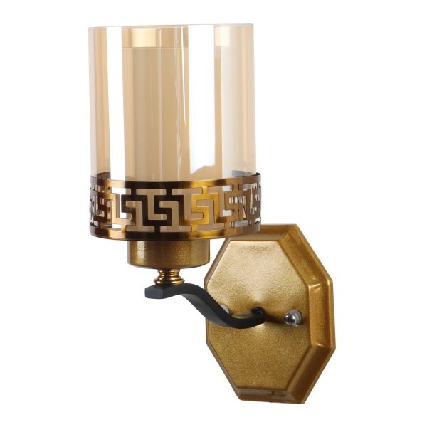 LEARC Designer Lighting Antique Brass Finish Wall Light WL2709
