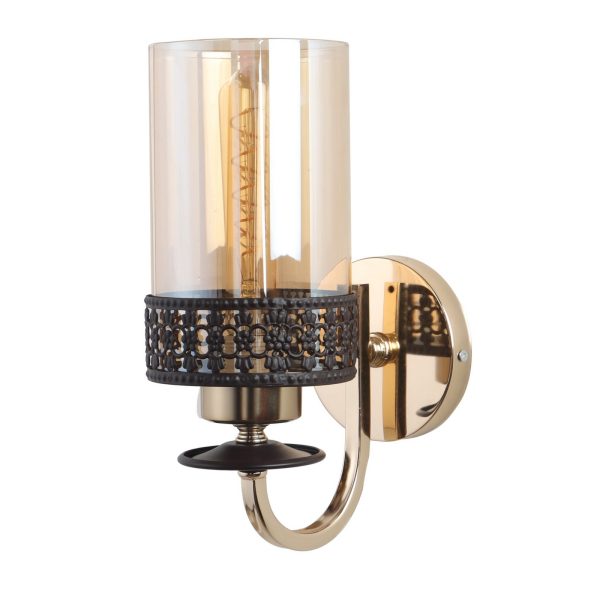 LEARC Designer Lighting Golden Finish Wall Light WL2723