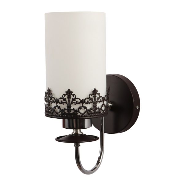 LEARC Designer Lighting Wrought Iron Rustic Finish Wall Light WL2727