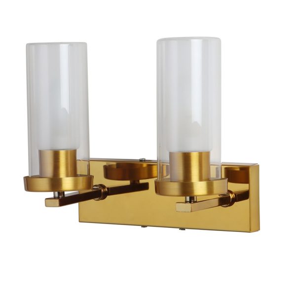 LEARC Designer Lighting Antique Brass Finish Wall Light WL2734