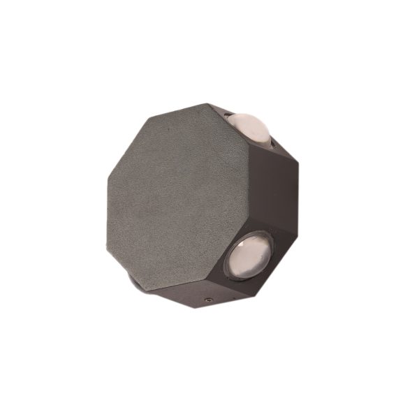 SUPERSCAPE Outdoor Lighting  octagonal 4*1 watt four way exterior Wall Light LED with top quality LED and driver with yellow light WL2739