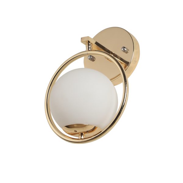 LEARC Designer Lighting Golden Finish Wall Light WL2824