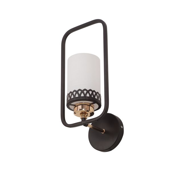 LEARC Designer Lighting Wrought Iron Rustic Finish Wall Light WL2901