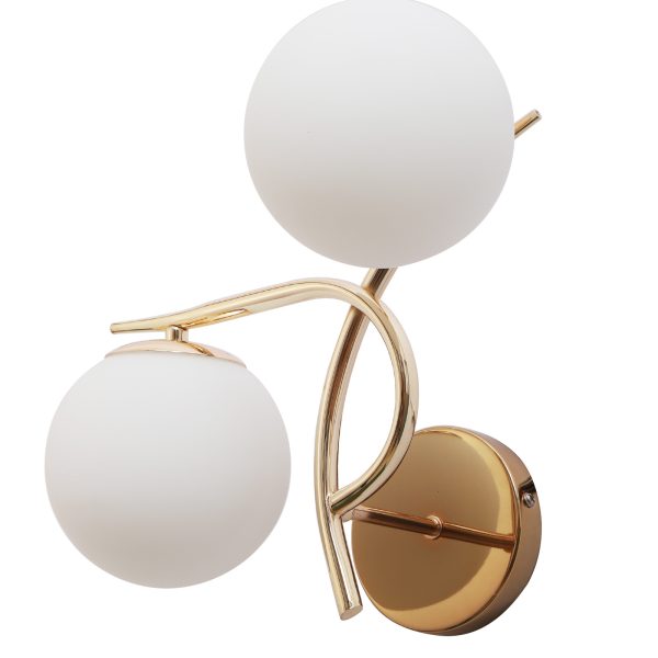 LEARC Designer Lighting Golden Finish Wall Light WL2978