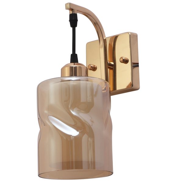 LEARC Designer Lighting Golden Finish Wall Light WL2987