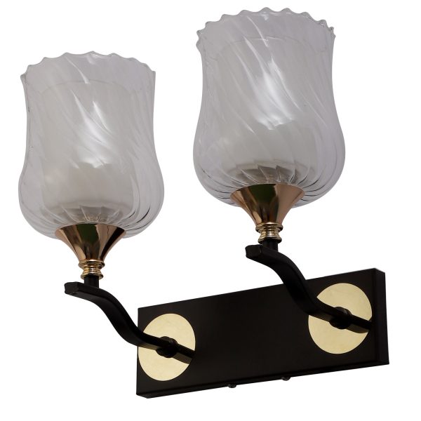 LEARC Designer Lighting Wrought Iron Rustic Finish Wall Light WL3078