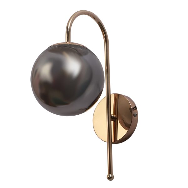 LEARC Designer Lighting Golden Finish Wall Light WL3089
