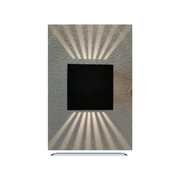 SUPERSCAPE square adjustible beam angle 5-40 degree exterior Wall Light LED grey up down 6 watt with Bridgelux LED and top driver 3k WL3126