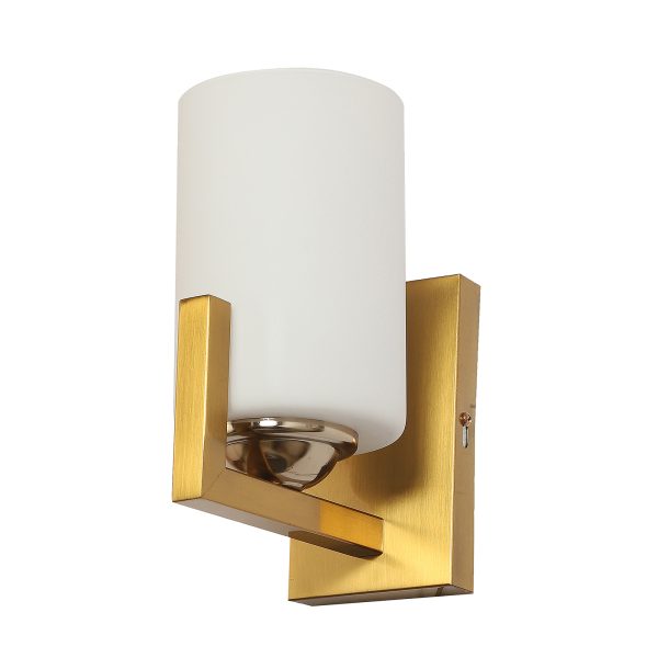 LEARC Designer Lighting ANTIQUE BRASS FINISH WALL LIGHT WL3153