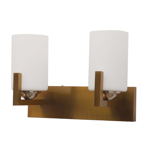 LEARC Designer Lighting ANTIQUE BRASS FINISH WALL LIGHT WL3154