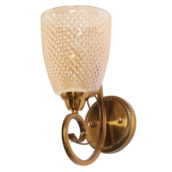 LEARC Designer Lighting ANTIQUE BRASS FINISH WALL LIGHT WL3171