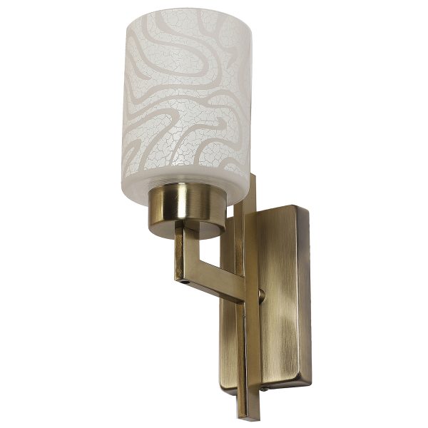 LEARC Designer Lighting ANTIQUE BRASS FINISH WALL LIGHT WL3213