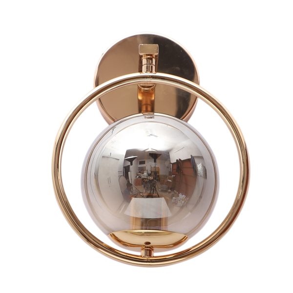 LEARC Designer Lighting Golden Finish Wall Light WL3380