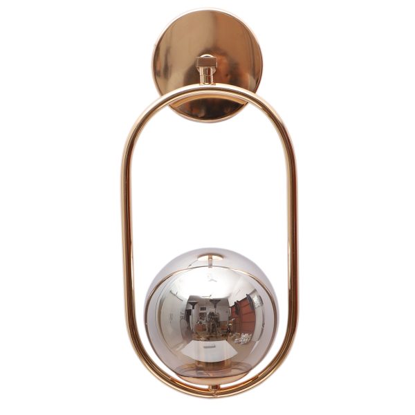 LEARC Designer Lighting Golden Finish Wall Light WL3381