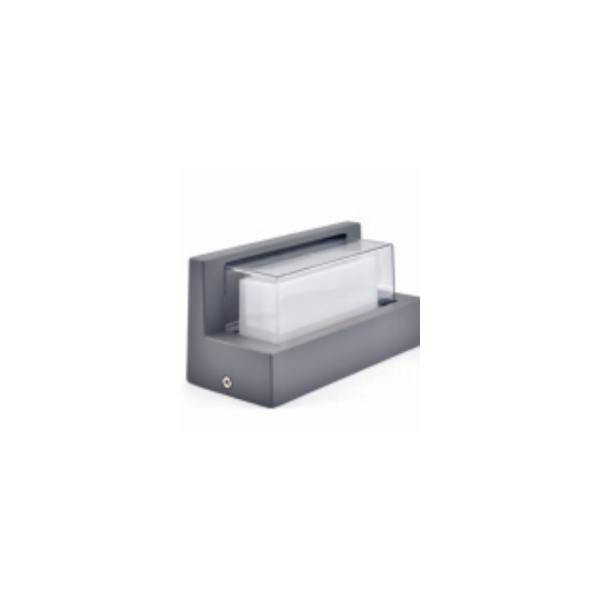 SUPERSCAPE 6 watt aluminium die cast exterior Wall and foot  Light modern grey finish with top quality LED and driver WL3393