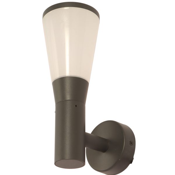 SUPERSCAPE aluminium exterior wall light modern 8 watt grey IP65 with top branded LED and high quality LED driver WL3472