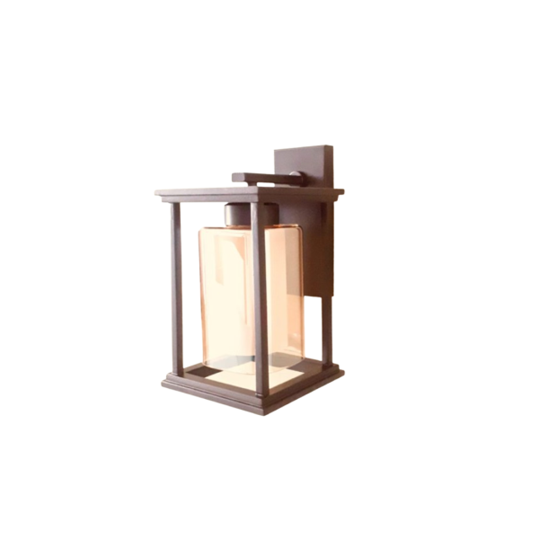 LEARC Designer Lighting Contemporary Glass Metal Wood Wall Light WL3491