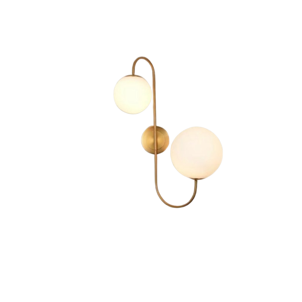 Learc designer lighting Antique Brass Finish Wall Light WL3526