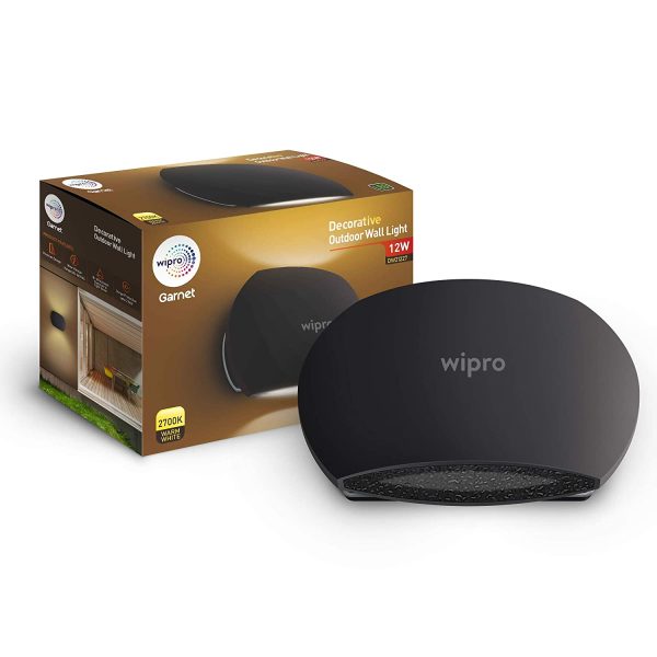 WIPRO GARNET DW21227 6+6 WATT UP DOWN  OUTDOOR WALL LIGHT 2700K WP1167