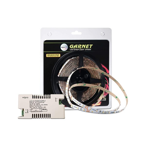 WIPRO GARNET 25W LED STRIP 5 METER, D42880-1, WITH 2A DRIVER H43520 BLUE WP1275