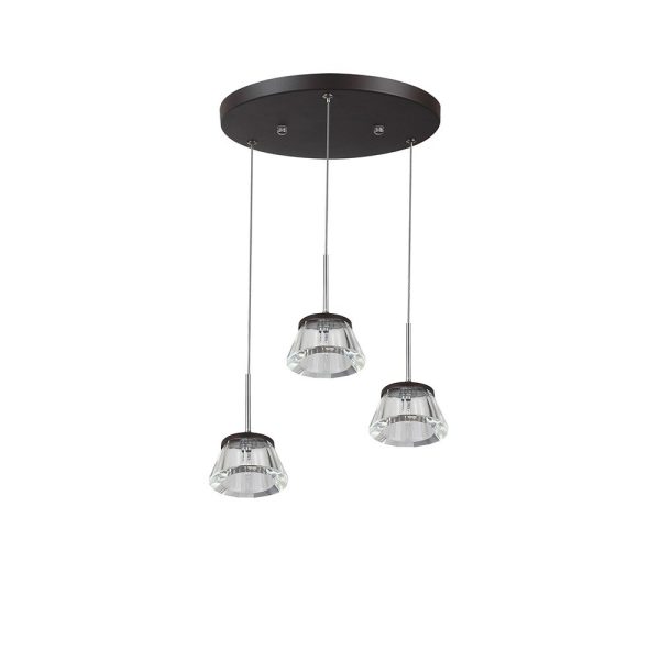 LEARC Designer Lighting Crystal Pendent HL4047-3