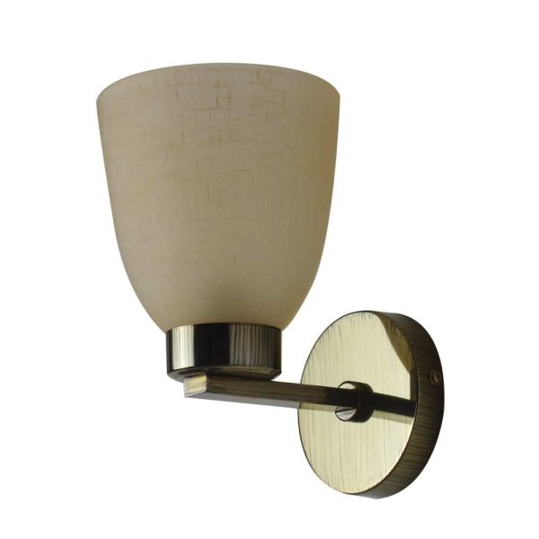 LEARC Designer Lighting Antique Brass Finish Wall Light WL1956